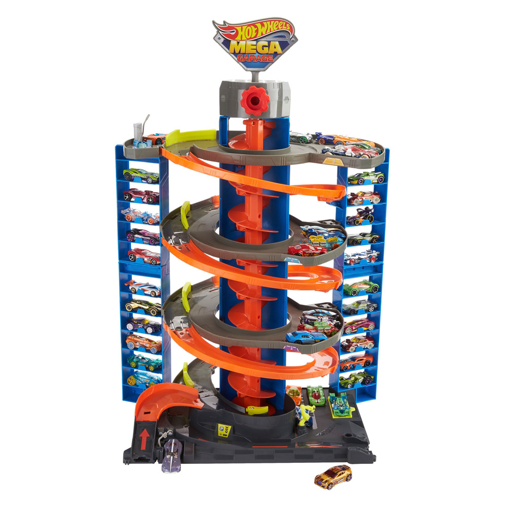 Mega Garagem Playset com Veículos - Up and Down Garage - Polícia