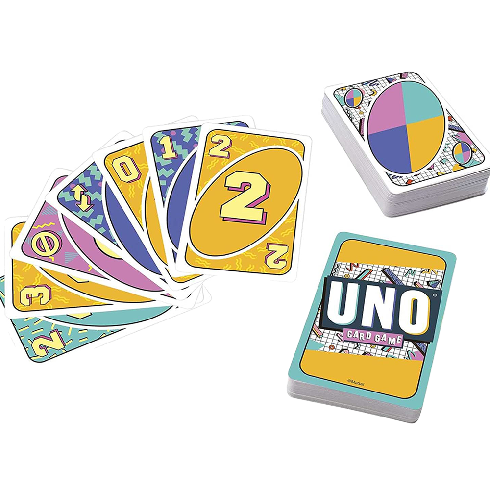 Jogo de Cartas UNO Icônico Décadas (S) - Branco