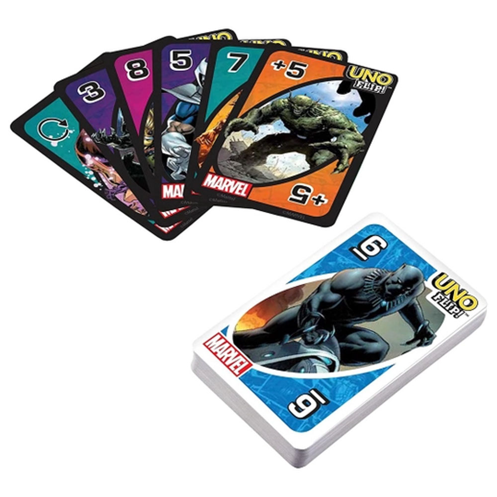 Jogo de Cartas Uno - Uno Flip Marvel