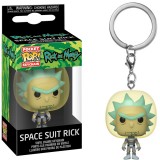 CHAVEIRO FUNKO POCKET POP KEYCHAIN RICK AND MORTY - SPACE SUIT RICK