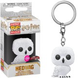 CHAVEIRO FUNKO POCKET POP KEYCHAIN HARRY POTTER EXCLUSIVE - HEDWIG (FLOCKED)