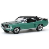 CARRO GREENLIGHT HOBBY EXCLUSIVE - FORD MUSTANG 1967 SKI COUNTRY SPECIAL - ESCALA 1/64 (30113)