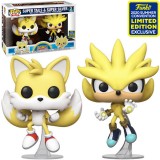 FUNKO POP GAMES SONIC SDCC 2020 EXCLUSIVE - SUPER TAILS & SUPER SILVER (2 PACK)