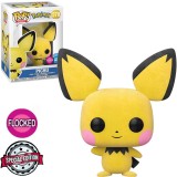 FUNKO POP GAMES POKÉMON EXCLUSIVE - PICHU 579 (FLOCKED)