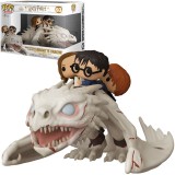 FUNKO POP RIDES HARRY POTTER - HARRY, HERMIONE AND RON RIDING GRINGOTTS DRAGON 93