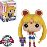 FUNKO POP SAILOR MOON EXCLUSIVE - SAILOR MOON WITH MOON STICK AND LUNA 90