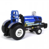 TRATOR ERTL - NEW HOLLAND PULLER THE BLUE STREAK - ESCALA 1/64 (37924A)