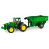 TRATOR ERTL REPLICA PLAY - JOHN DEERE TRATOR 8260R W/FRONTIER GRAIN CART - ESCALA 1/32 