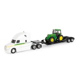 CAMINHO TOMY - JOHN DEERE REMORQUE WITH TRACTOR - ESCALA 1/64 (46633V1A)