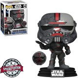 FUNKO POP STAR WARS THE BAD BATCH EXCLUSIVE - HUNTER WITH PIN 446