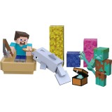 BONECO MATTEL MINECRAFT - TREASURE HUNT STORY (PACK)