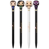 CANETAS FUNKO PEN TOPPER MARVEL - ETERNALS (DISPLAY COM 16 PCS)