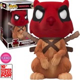 FUNKO POP MARVEL DEADPOOL - SQUIRRELPOOL 967 (FLOCKED E SUPER SIZED 10