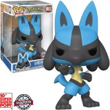 FUNKO POP POKMON EXCLUSIVE - LUCARIO 863 ( SUPER SIZED 10