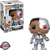 FUNKO POP HEROES DC JUSTICE LEAGUE EXCLUSIVE - CYBORG WITH MOTHERBOX 212