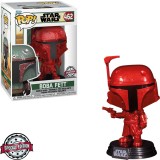 FUNKO POP STAR WARS THE MANDALORIAN EXCLUSIVE - BOBA FETT RED CHROME 462