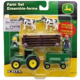 PLAYSET TOMY - JOHN DEERE FARM SET WITH 10 PIECES (35938P)