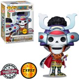 FUNKO POP CHASE ONE PIECE EXCLUSIVE - SAMURAI BROOK METALLIC 1129