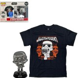 BOX FUNKO POP STAR WARS - STORMTROOPER + CAMISETA TEE BUNDLE *L*