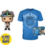 BOX FUNKO POP BACK TO THE FUTURE - DOC WITH HELMET + CAMISETA TEE BUNDLE *M*