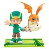 ESTTUA BANPRESTO DIGIMON ADVENTURE - TAKERU & PATAMON 18976