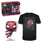 FUNKO POP TEES MARVEL SPIDER-MAN FAR FROM HOME S3 + CAMISETA *L* 69228