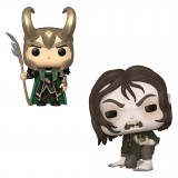 COMBO FUNKO POP MARVEL LOKI 985 + THE LORD OF THE RINGS SMEAGOL 1295