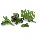 TRATOR ERTL - JOHN DEERE 6210R TRACTOR FARM VEHICLE PLAYSET - ESCALA 1/64 (45439)