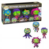 FUNKO POP MARVEL WHAT IF? - ZOMBIE BLACKLIGHT 4-PACK (69116)