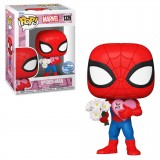FUNKO POP MARVEL EXCLUSIVE - SPIDER-MAN WITH FLOWERS 1329