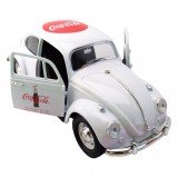 CARRO COCA COLA VOLKSWAGEN BEETLE CELEBRATING 100 ANOS 1967 ESCALA 1/24