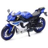 MOTO NEW RAY YAMAHA YZF-R1 STREET BIKE ESCALA 1/12 - AZUL