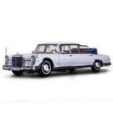 CARRO SUN STAR M.BENZ 600 LANDAULET 1966 ESCALA 1/18 - BRANCO