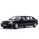 CARRO SUN STAR M.BENZ S-CLASS PULMAN 2000 ESCALA 1/18 - PRETO