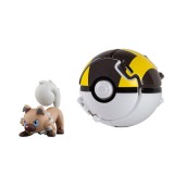 BONECO TOMY POKEMON ROCKRUFF + ULTRA BOLA T19113