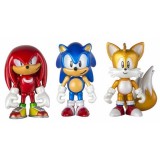 Bonecos Tomy Sonic The Hedgehog - Classic And Modern Tails With Comic Book  T22069