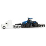 CAMINHO ERTL NEW HOLLAND - T9.645 SMART TRAX II ON SEMI WITH LOWBOY TRAILER 13905