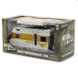 TRAILER GREENLIGHT TRAILER HITCH & TOW WINNEBAGO 216 1964 ESCALA 1/24 - CREME