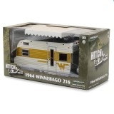 TRAILER GREENLIGHT TRAILER HITCH & TOW WINNEBAGO 216 1964 ESCALA 1/24 - CREME