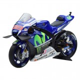 MOTO MINICHAMPS YAMAHA YZR-M1 MOVISTAR J.LORENZO - 2016 - ESCALA 1/12 -  AZU