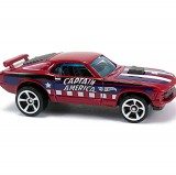 CARRO HOT WHEELS - CAPTAIN AMERICA FORD MUSTANG MACH1 70  