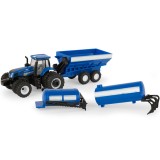 TRATOR ERTL NEW HOLLAND - T8.320 IMPLEMENT SET 13921 - ESCALA 1/64