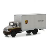 CAMINHO GREENLIGHT HD TRUCKS INTERNAT.DURASTAR BOX VAN 2013  - ESCALA 1/64 33150-B