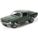 CARRO GREENLIGHT FORD MUSTANG GT STEVE MCQUEEN BULLIT - 1968 - ESCALA 1/64 44721