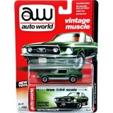 CARRO AUTO WORLD - VINTAGE FORD MUSTANG GT AW64002B - ANO 1967 - ESCALA 1/64