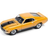 CARRO JOHNNY LIGHTNING MUSCLE CARS - FORD MUSTANG MACH 1 JLMC001A - ANO 1970 - ESCALA 1/64