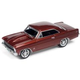 CARRO JOHNNY LIGHTNING MUSCLE CARS - CHEVY NOVA SS JLMC002C - ANO 1967 - ESCALA 1/64