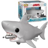 FUNKO POP MOVIES JAWS - SUPER SIZE 6" GREAT WHITE SHARK DIVING TANK 759