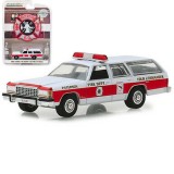 CARRO GREENLIGHT EXCLUSIVE PATERSON F.D. - FORD LTD CROWN VICTORIA WAGON - ANO 1985 - ESCALA 1/64