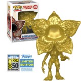 FUNKO POP TELEVISION STRANGER THINGS S3 EXCLUSIVE SDCC 2019 - DEMOGORGON GOLD 428